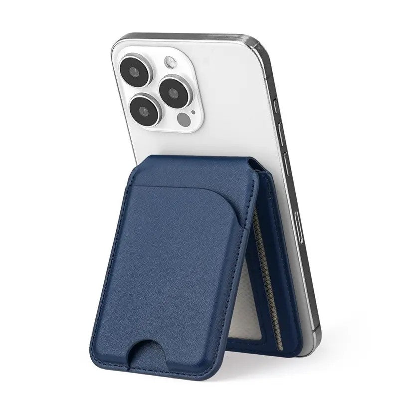 Magnetic Leather Card Wallet