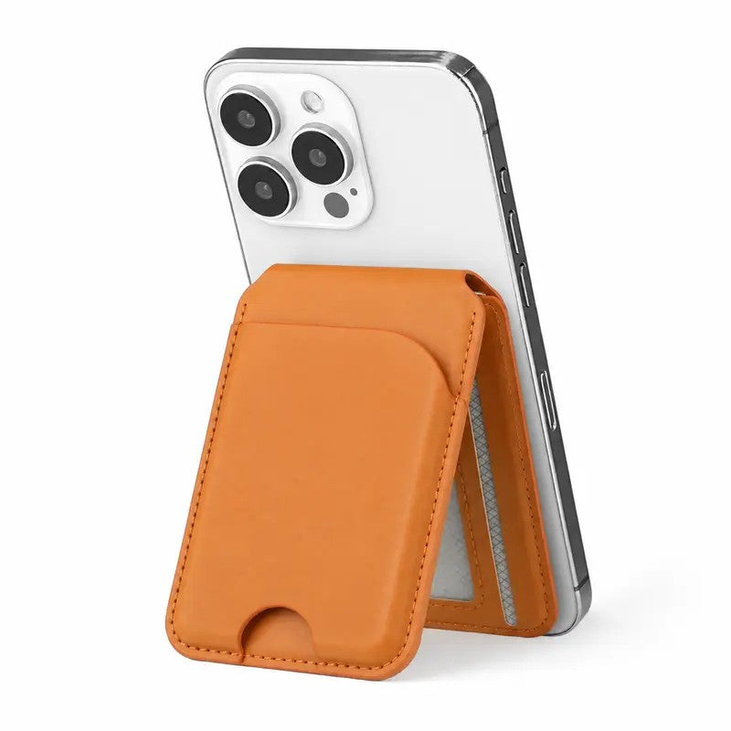 Magnetic Leather Card Wallet