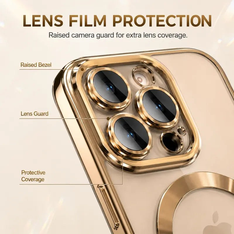 Gold-Tone Magnetic Phone Case