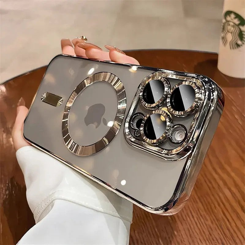 Gold-Tone Magnetic Phone Case