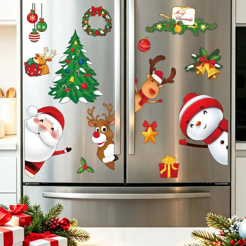 Christmas Holiday Magnet Set