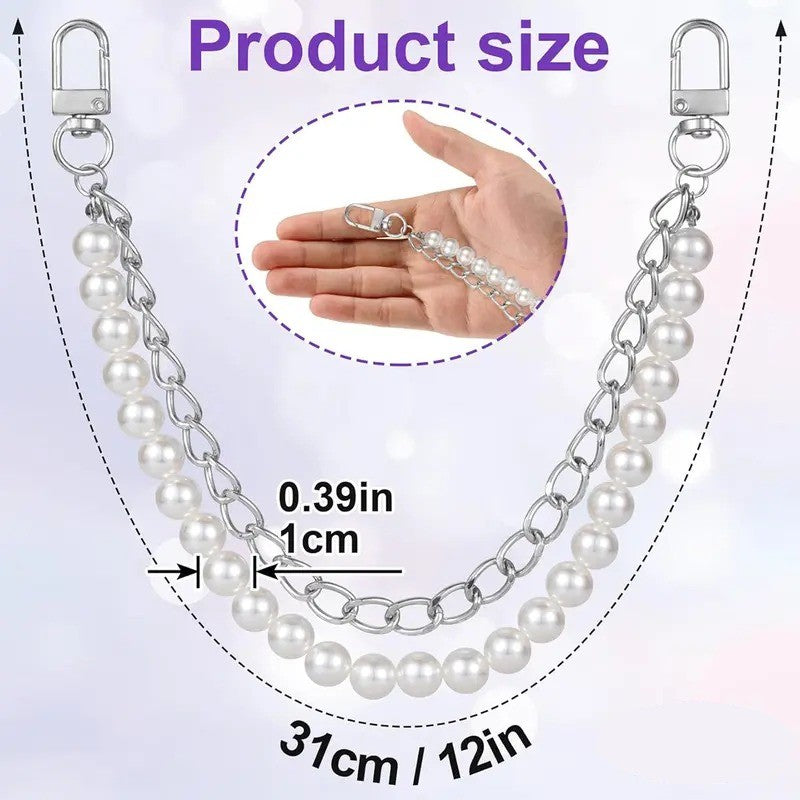 Pearl Chain Purse Strap