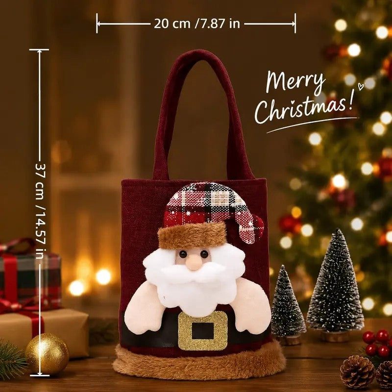 Santa Claus Holiday Tote Bag
