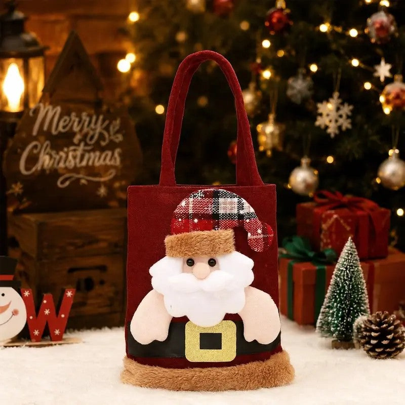 Santa Claus Holiday Tote Bag
