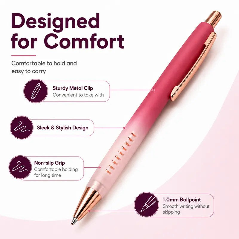 Gradient Ballpoint Pen Set