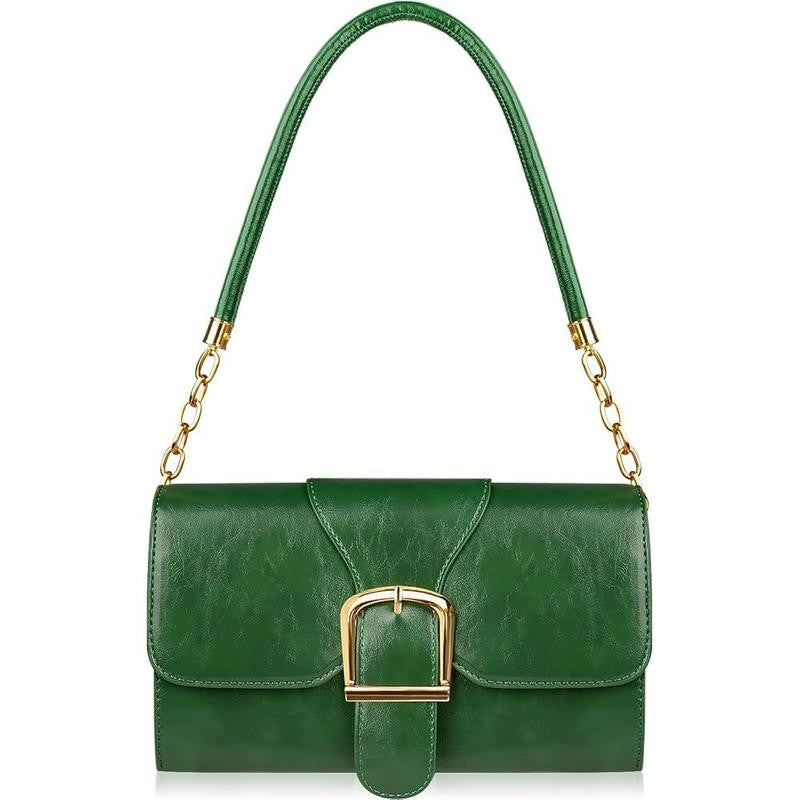 Buckle Chain Shoulder Bag