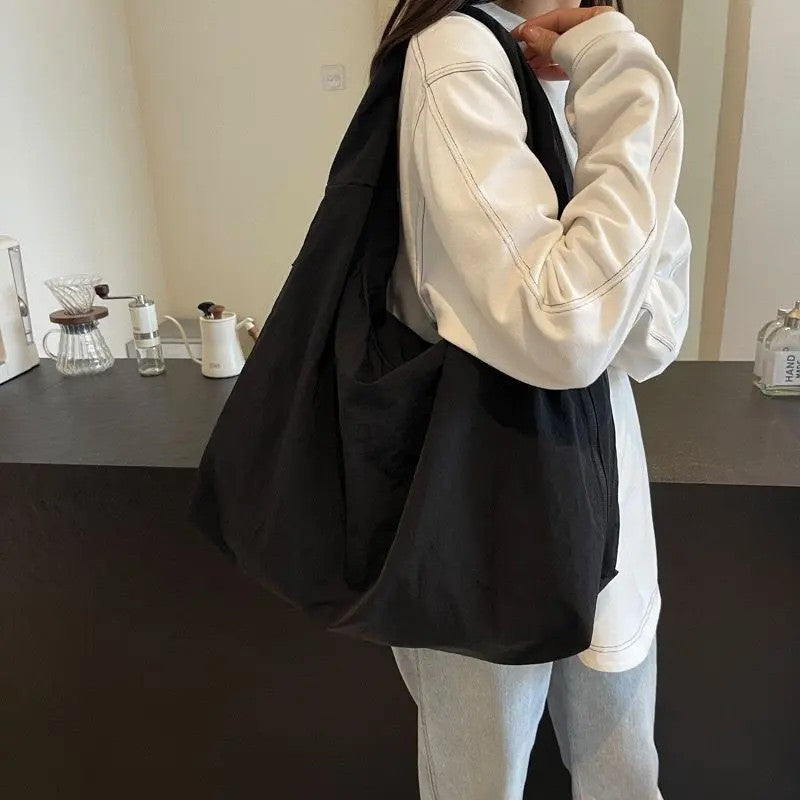 Brown Slouchy Tote Bag