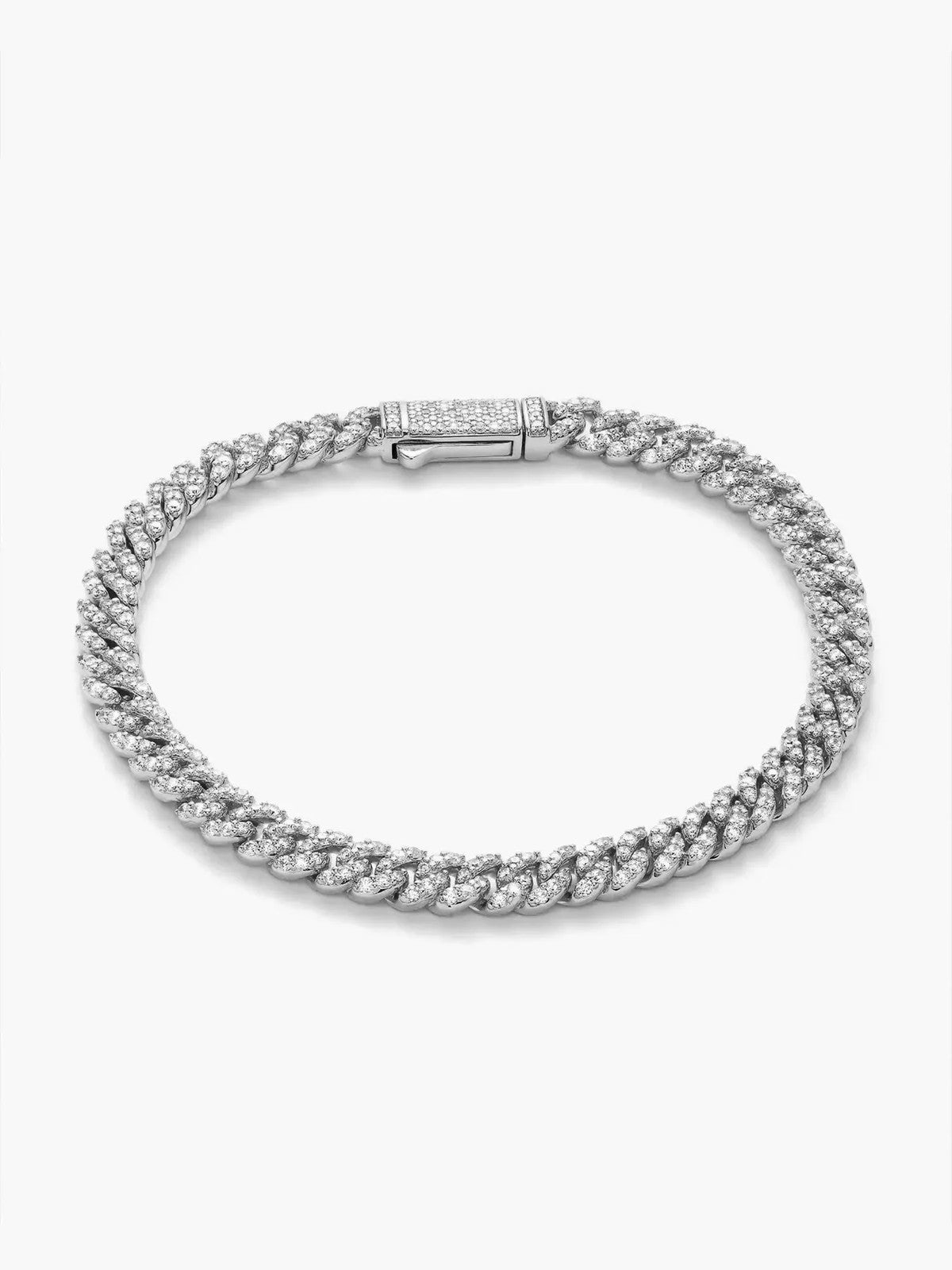 Pave Cuban Link Bracelet
