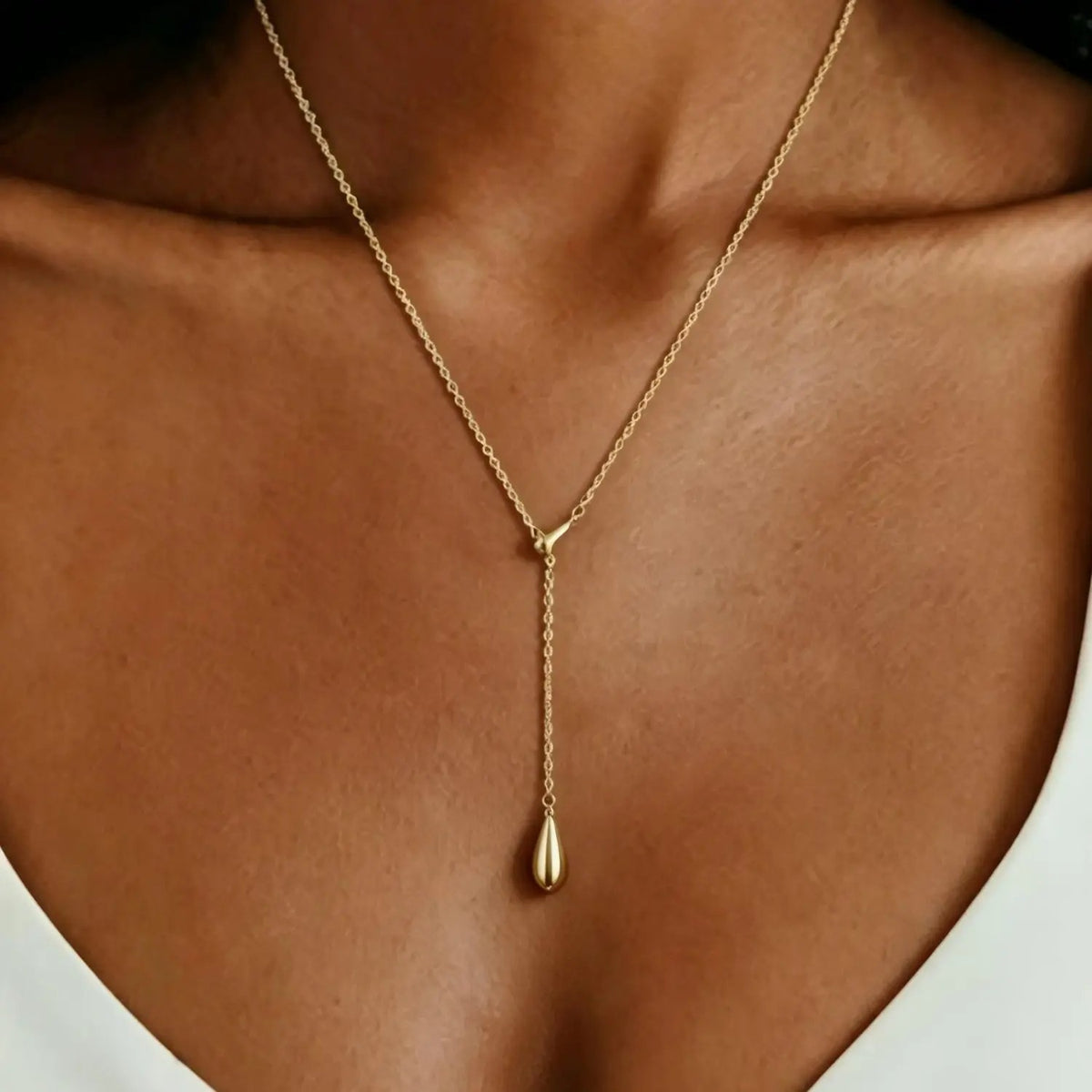 Teardrop Y-Necklace