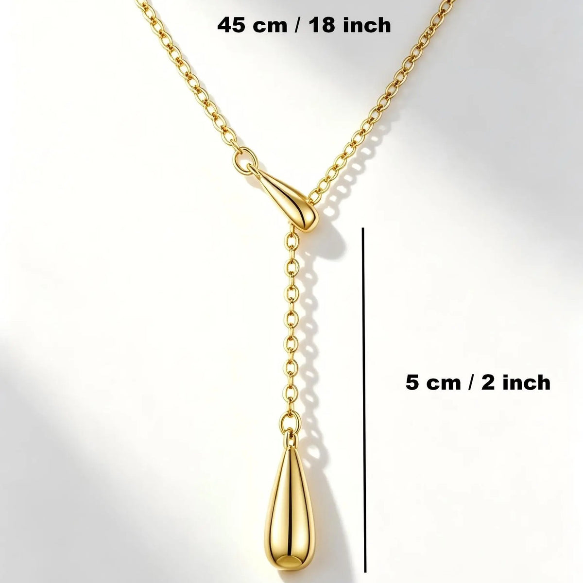 Teardrop Y-Necklace