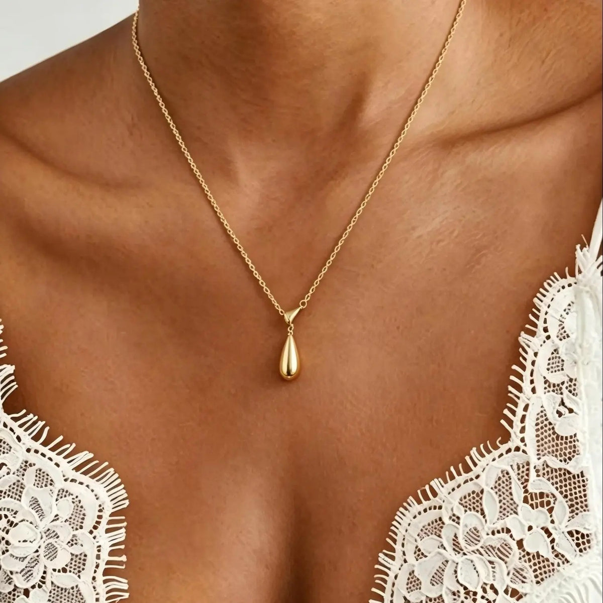 Teardrop Y-Necklace