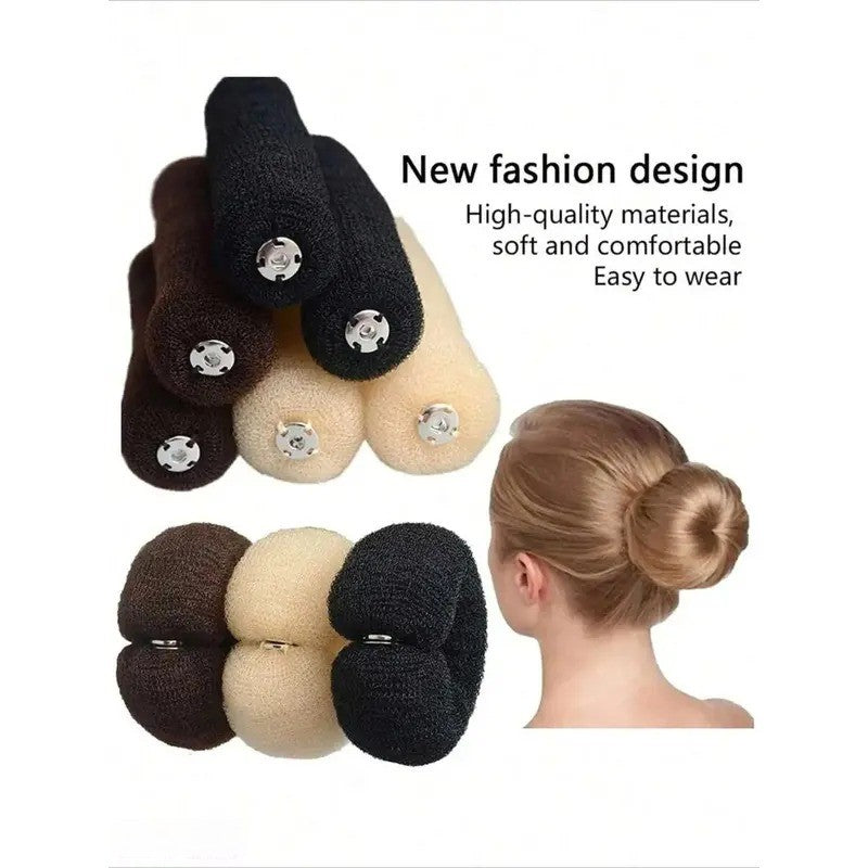 Textured Hair Bun Maker Set
