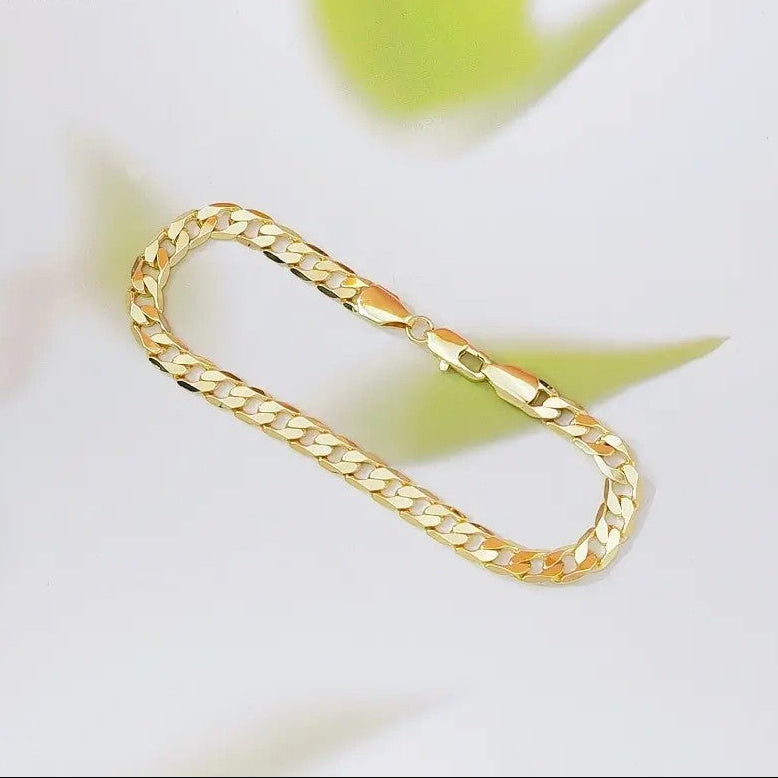 Flat Cuban Link Bracelet