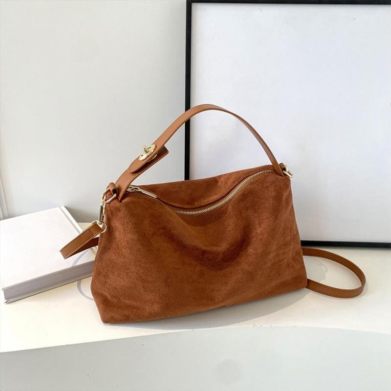 Suede Shoulder Bag