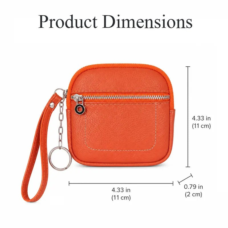 Pebbled Zip Wristlet