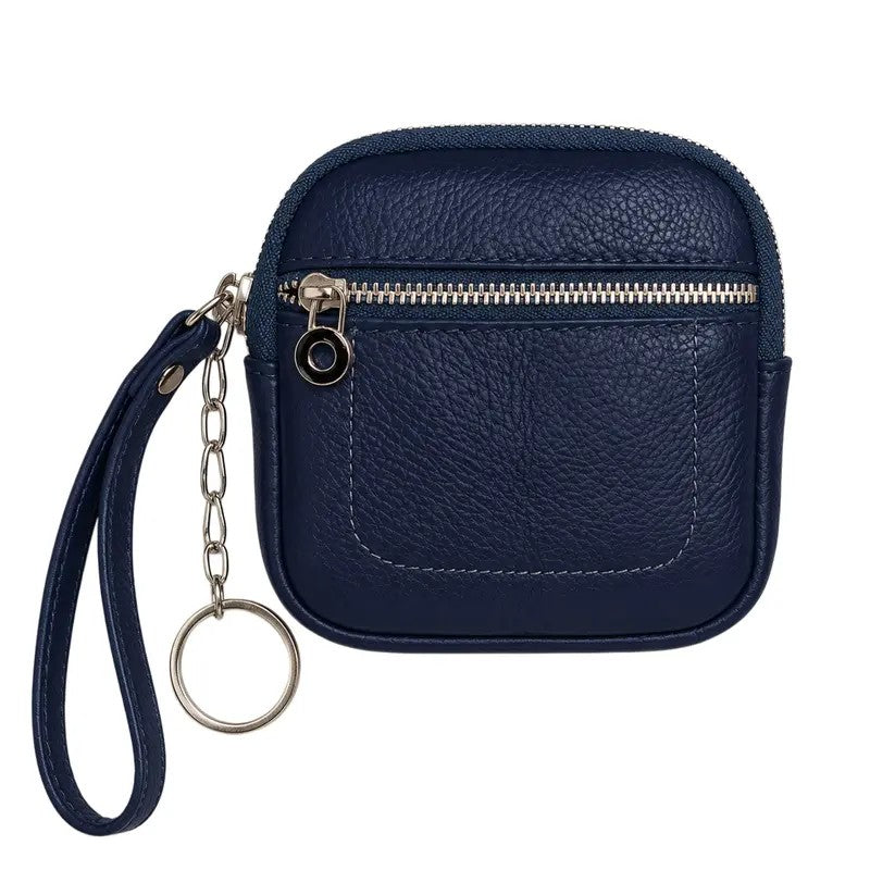 Pebbled Zip Wristlet