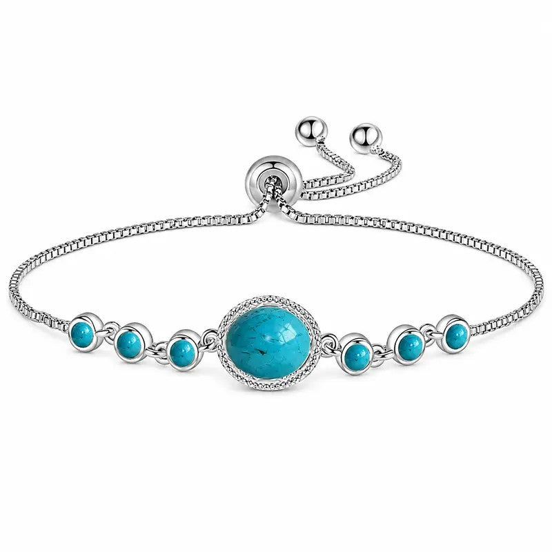 Moonstone Oval Adjustable Bracelet