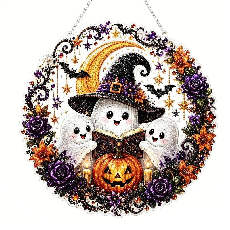Black Cat Diamond Art Ornament