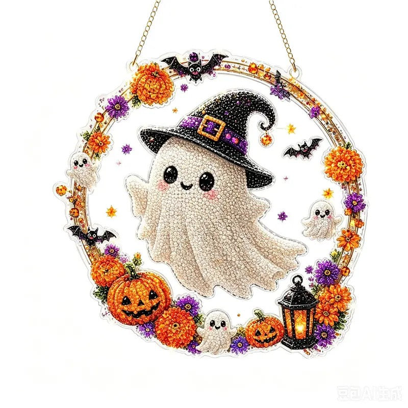 Black Cat Diamond Art Ornament