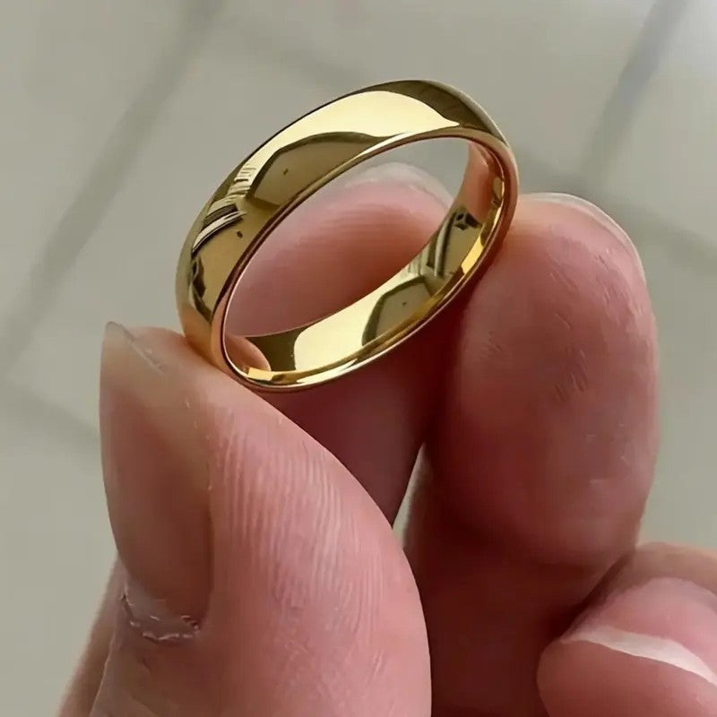 Polished Dome Band Ring