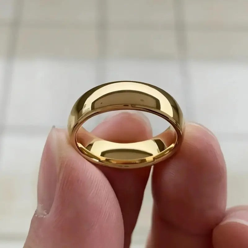 Polished Dome Band Ring