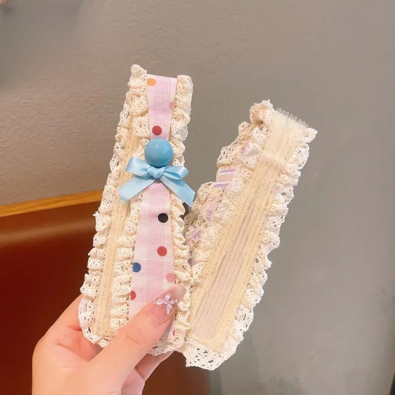 Lace Bow Hair Clip