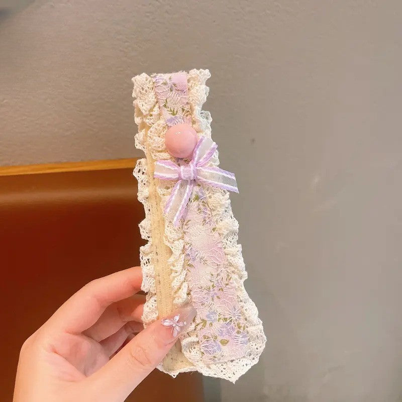 Lace Bow Hair Clip