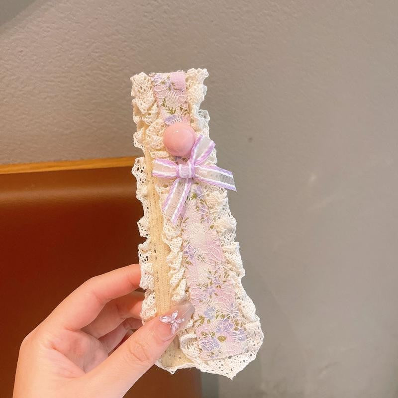 Lace Bow Hair Clip