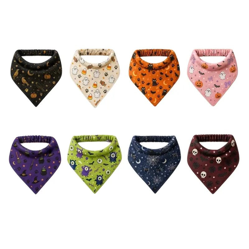 Halloween Pet Bandana Set