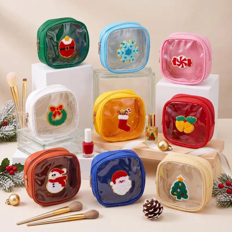 Christmas Motif Mini Pouch Set
