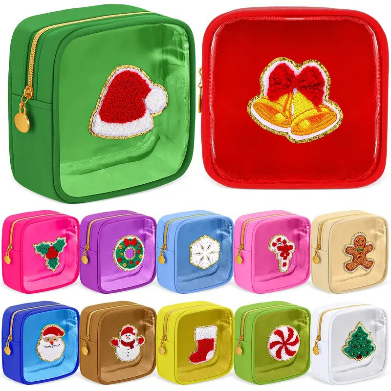 Christmas Motif Mini Pouch Set