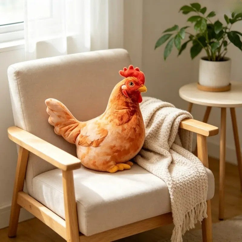 Hen Plush Pillow