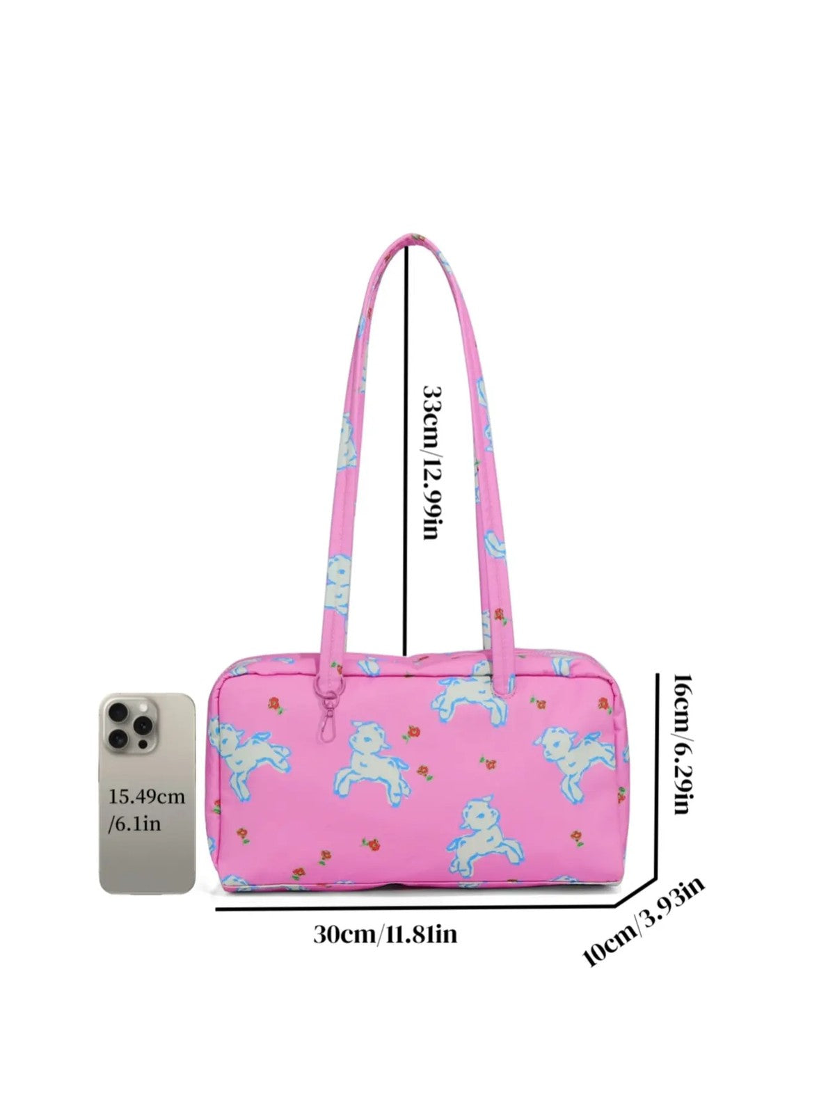 Bunny Print Shoulder Bag
