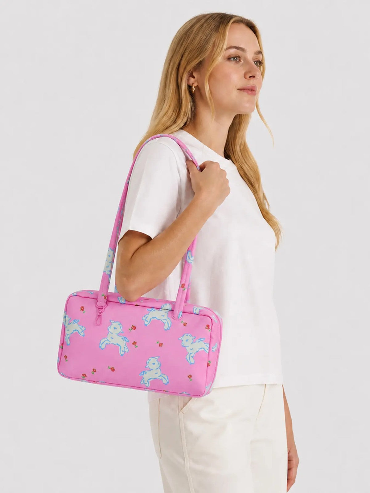 Bunny Print Shoulder Bag