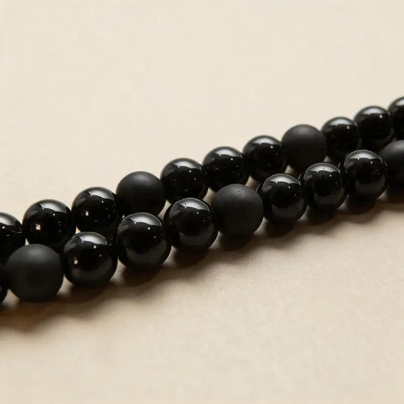 Natural Raw Crystal Bead Necklace