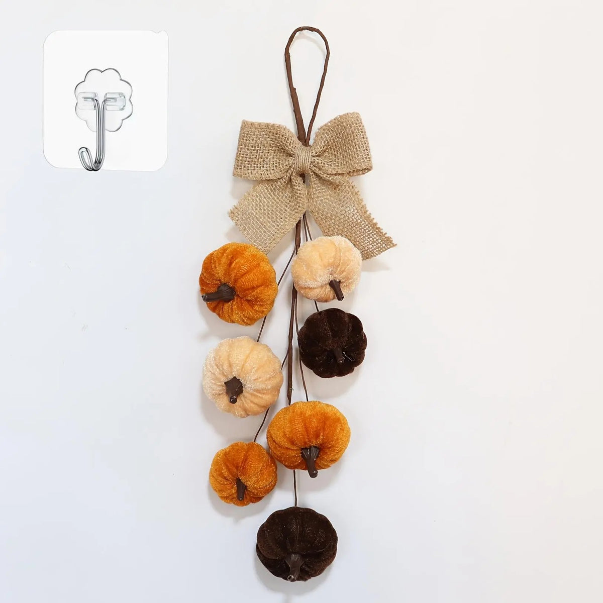 2pc Rustic Pumpkin Wall Hanging