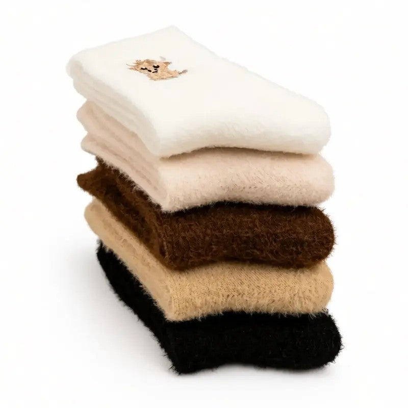 Embroidered Calf Sock Set