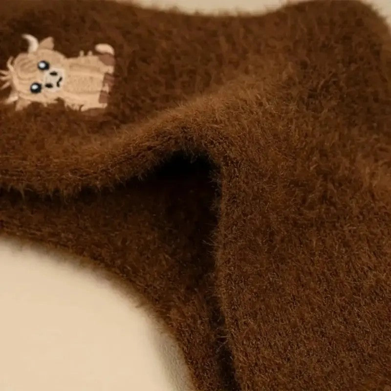 Embroidered Calf Sock Set