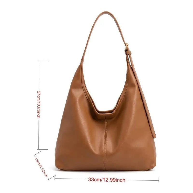 Soft Leather Hobo Bag