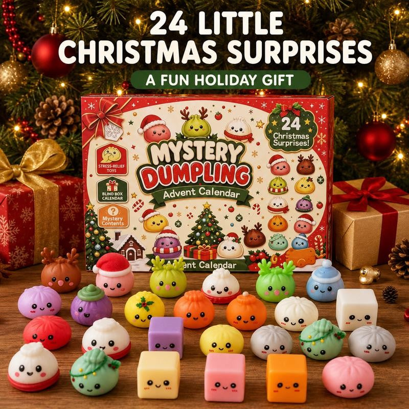 Holiday Dumpling Squishy Set
