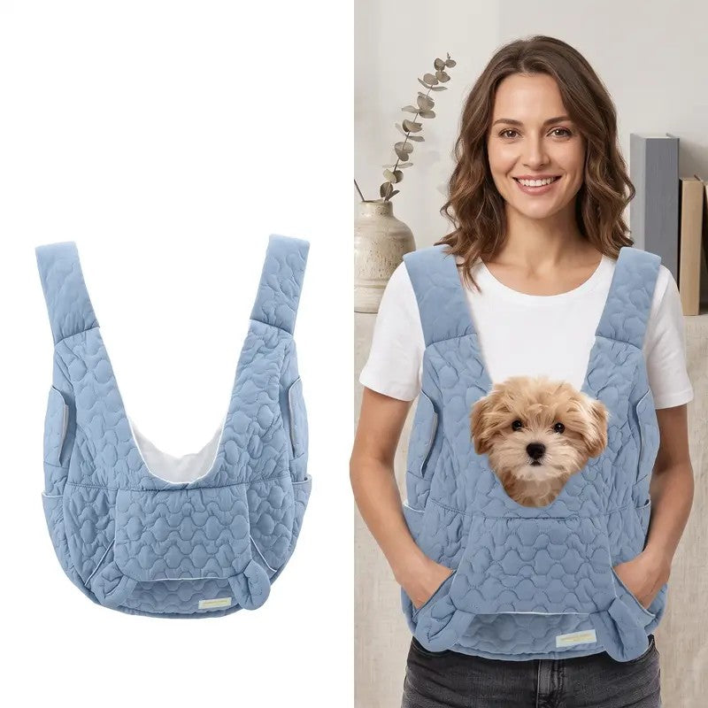 Quilted Pet Carrier Vest