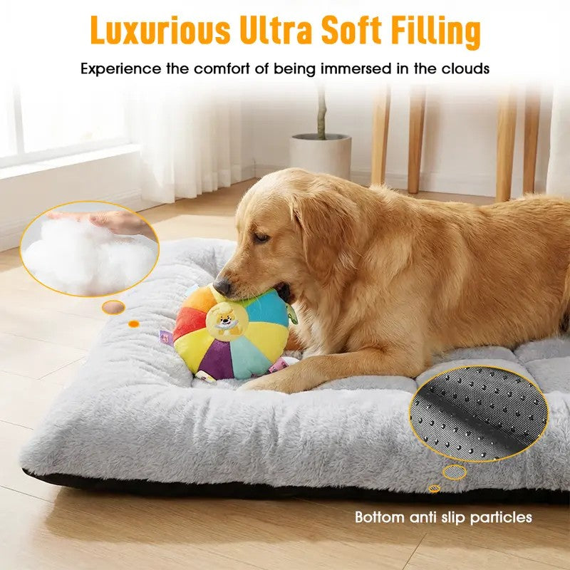 Plush Square Pet Bed