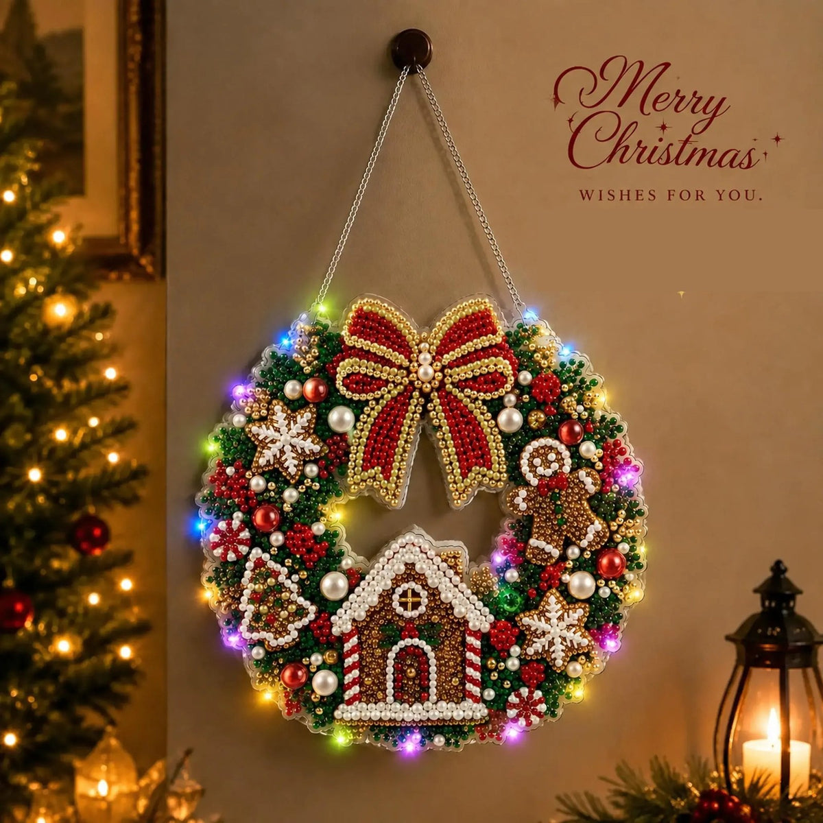 Snowman Christmas Diamond Art Ornament