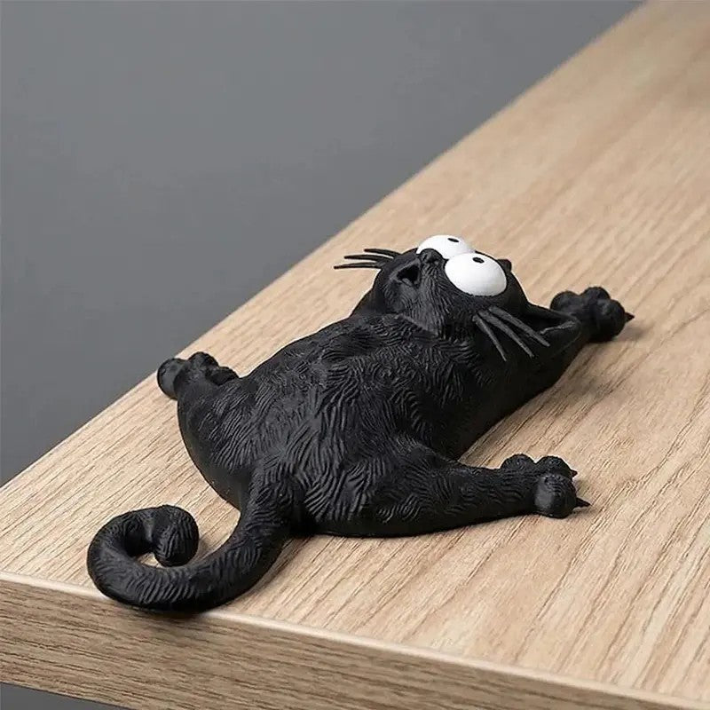 Playful Black Cat Magnet