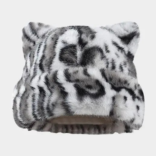 Leopard Cat Ear Beanie