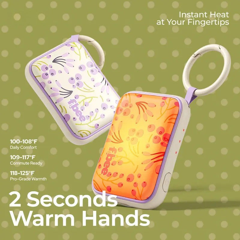 2-Pack Lavender Floral Hand Warmers