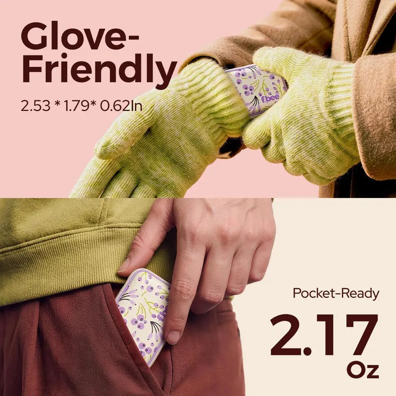 2-Pack Lavender Floral Hand Warmers