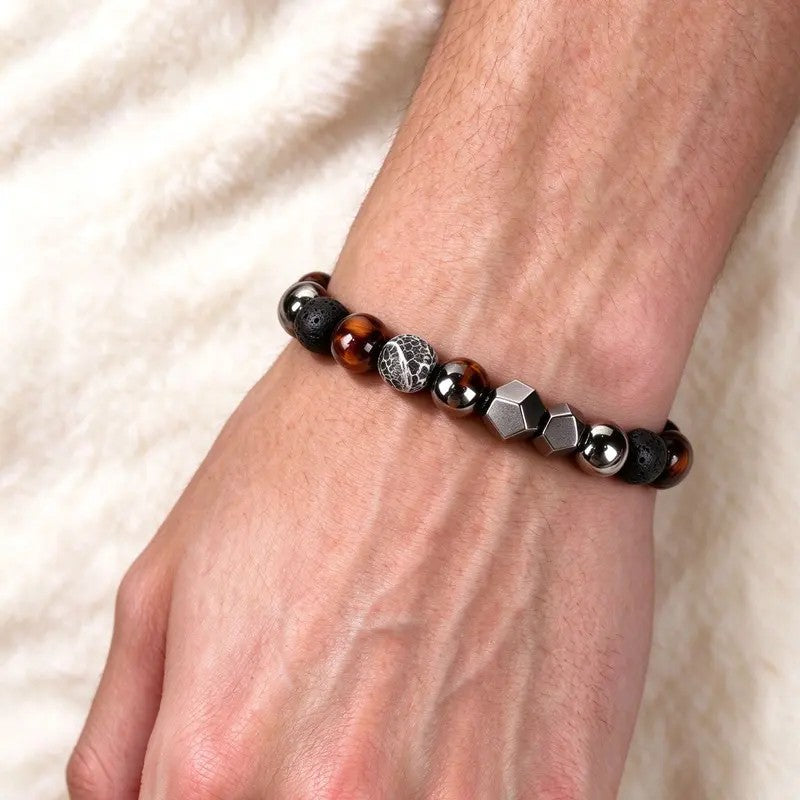 Earth Tone Beaded Bracelet