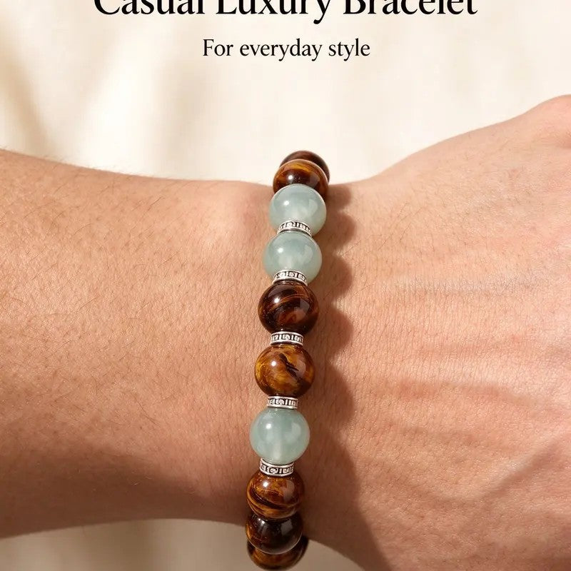 Earth Tone Beaded Bracelet