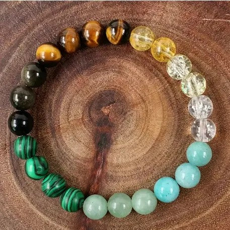 Earth Tone Beaded Bracelet